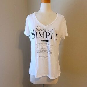 Lft keep it simple friendship tee